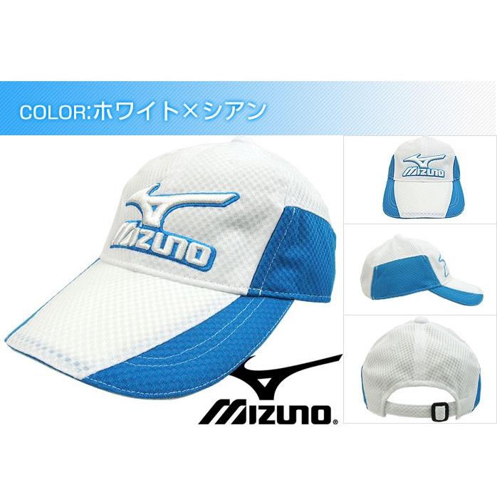 MIZUNO（ミズノ） メンズ 2トーンメッシュ ゴルフキャップ 汗をかいて