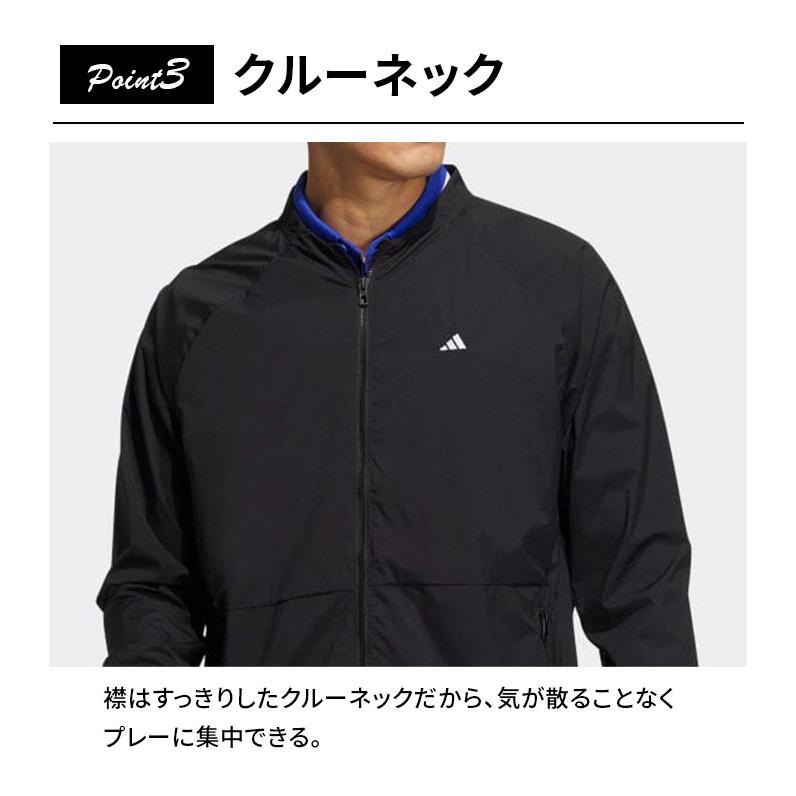 adidas アディダス ゴルフ ウエア 防風 撥水 長袖 フルジップ adidas アディダス ゴルフ ウエア 防風 撥水 長袖 フルジップ