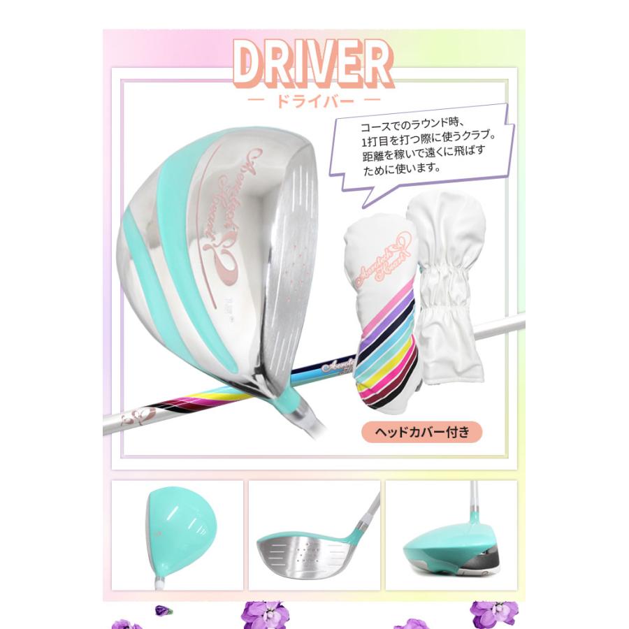 エアロテックハート ゴルフ AERO TECH 10カラー レディース 7本 エアロテックハート ゴルフ AERO TECH 10カラー レディース 7本
