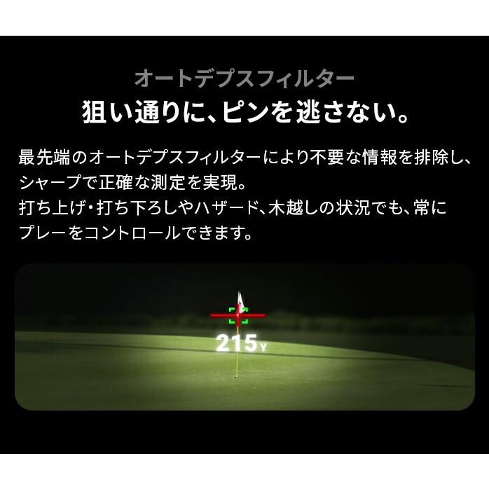 BLUE TEES GOLF シリーズ4  Ultra 距離測定器 2025年モデル ブラック レーザー距離計 ゴルフ用測定器の画像