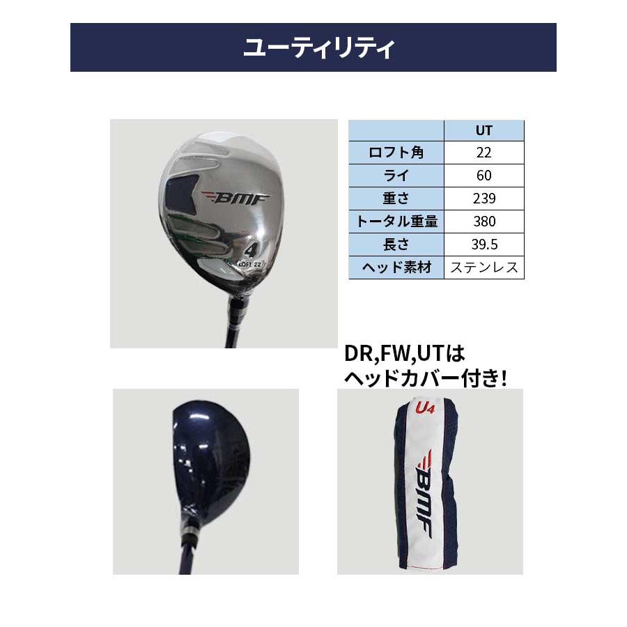 BLACK MILLED FACE ゴルフ クラブセット 10本セット BMF BMCS BLACK MILLED FACE ゴルフ クラブセット 10本セット BMF BMCS