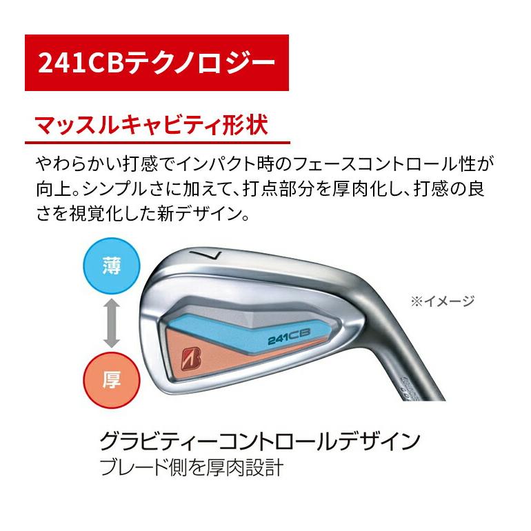 BRIDGESTONE（ブリヂストン） ゴルフ 241CB アイアン セット 6本セット