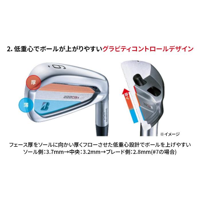 保証書なし 新品未使用 】 ブリヂストン ゴルフ 222CB+ アイアンセット