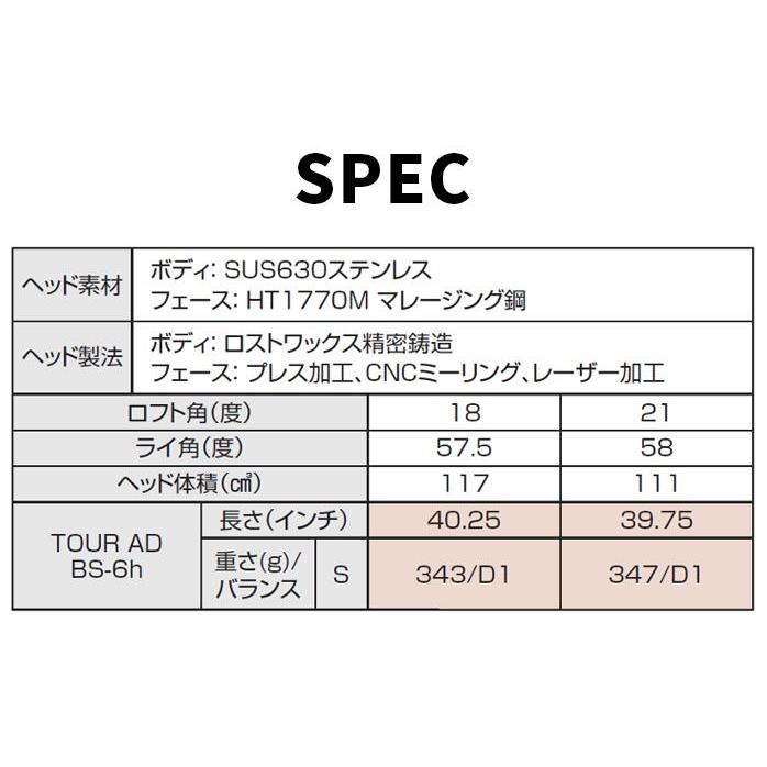 ブリヂストン ゴルフ B1  Bシリーズ ユーティリティ 21度 メンズ 右 TOUR AD BS-6h S BRIDGESTONEの画像