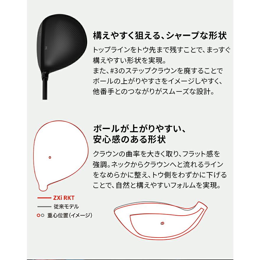 9月新発売】ダンロップ スリクソン SRIXON Zxi RKT フェアウェイウッド