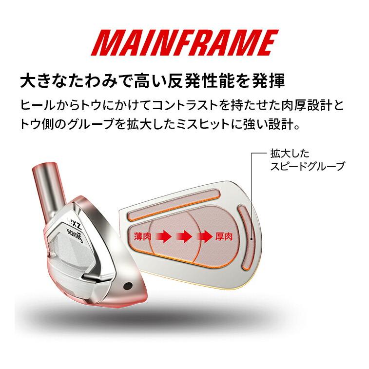 Srixon ZXi4 アイアンセット 6本セット SRIXON 特注 6本組 スリクソン ZXi4 アイアン ダイナミックゴールド