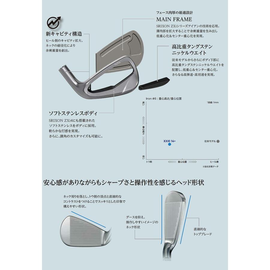 XXIO ゼクシオ　4代目　アイアン8本セット　メンズR XXIO 先行予約 レフティ ゼクシオ14 アイアン 4本(6番〜9番 or 7番〜P