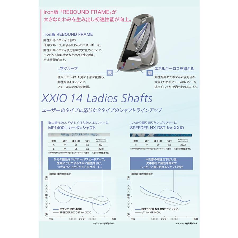 XXIO ダンロップ ゼクシオ XXIO14 単品アイアン レディース 2025年