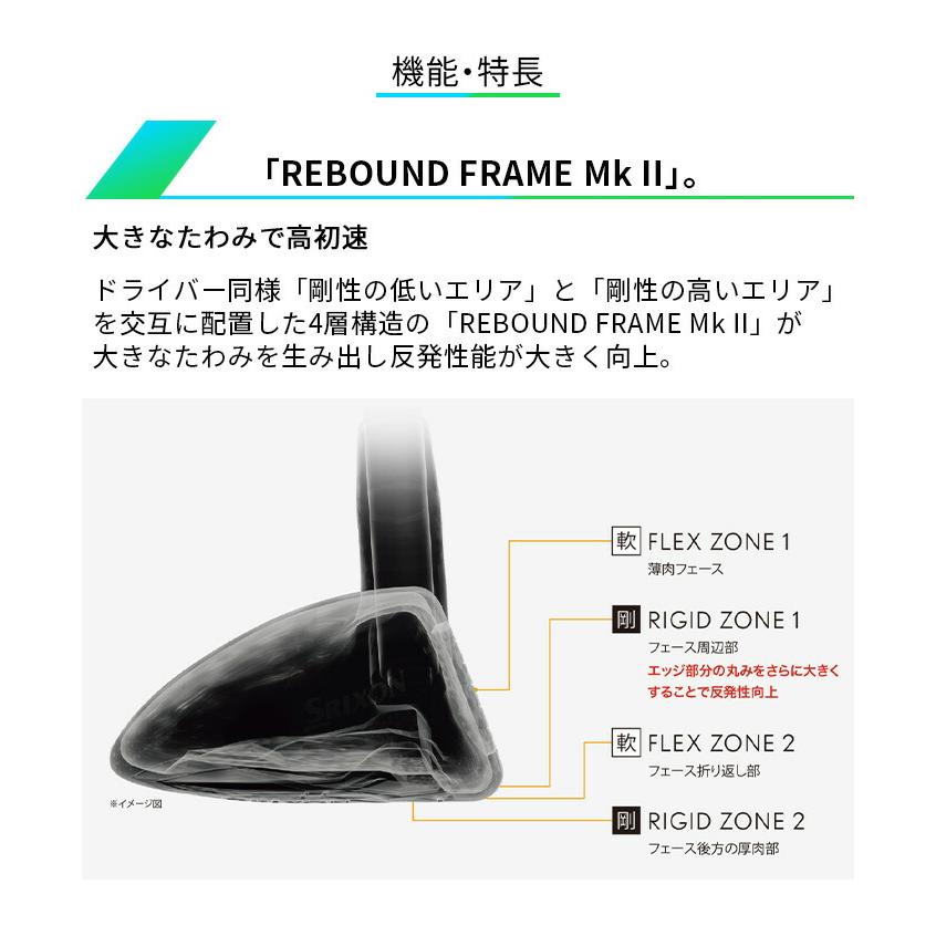 hy　フレームセット 2本 未使用品 保証書なし新品未使用品 ダンロップ スリクソン SRIXON ZX Mk II