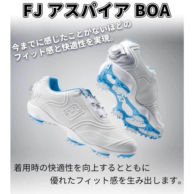 フットジョイ ゴルフ ウィメンズ アスパイア ボア スパイク シューズ レディース 17 WOMEN'S ASPIRE 98904W　98898W 98869W Boa FootJoy｜golfpartner-annex｜02