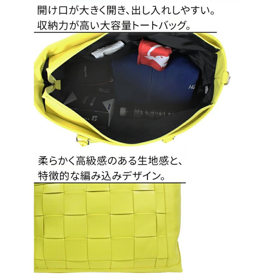 ホンマ ゴルフ ウィーブ トートバッグ 単色 編込み 23SS BB12306 ホンマ ゴルフ ウィーブ トートバッグ 単色 編込み 23SS BB12306