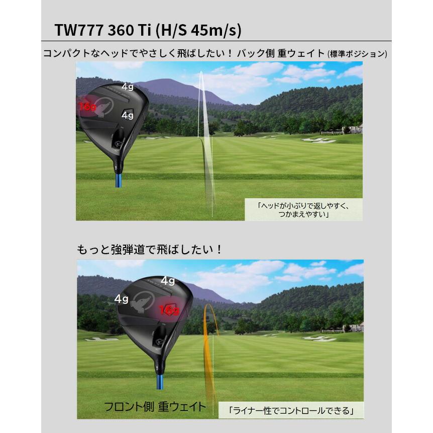 本間ゴルフ HONMA メンズ ツアーワールド TOUR WORLD TW777 360 Ti