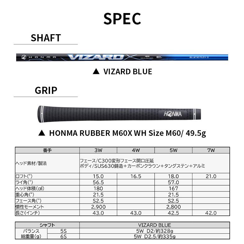 本間ゴルフ HONMA メンズ ツアーワールド TW777 フェアウェイ ウッド