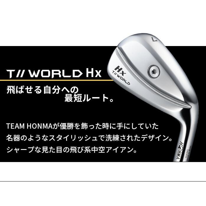 保証書なし 新品未使用 本間 ゴルフ T//WORLD Hx IRON ツアーワールド