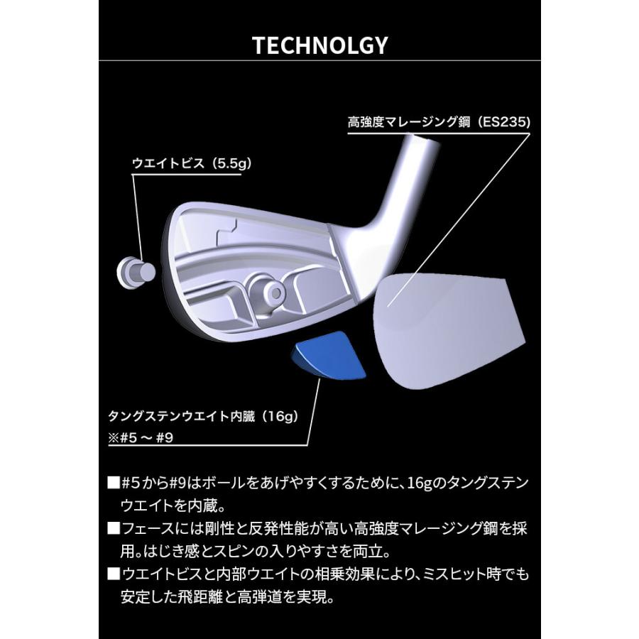 保証書なし 新品未使用 本間 ゴルフ T//WORLD Hx IRON ツアーワールド