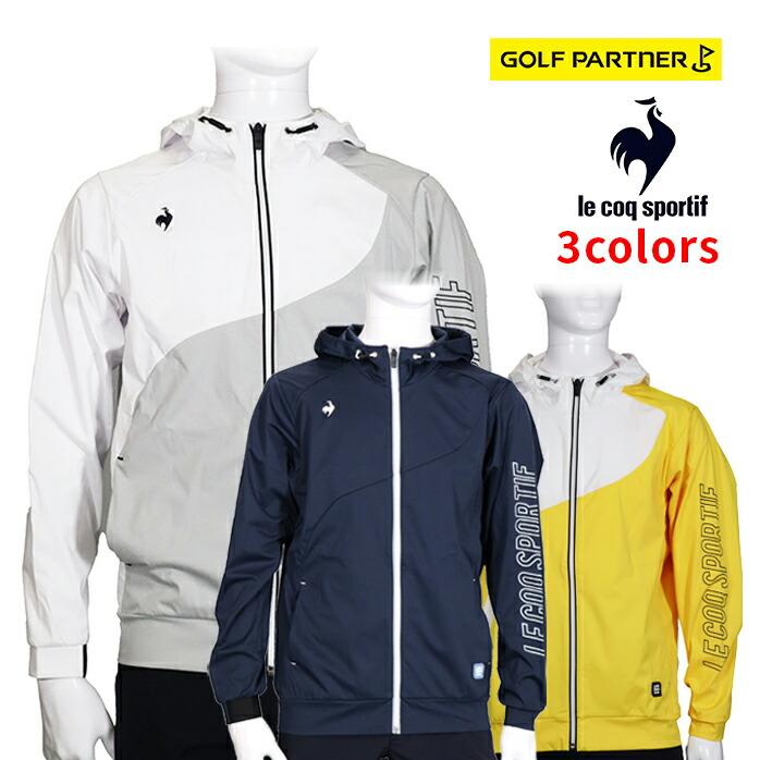 le coq sportif GOLF フード付きウインドブレーカー パーカー le coq sportif golf フード付きウインドブレーカー -デサントストア