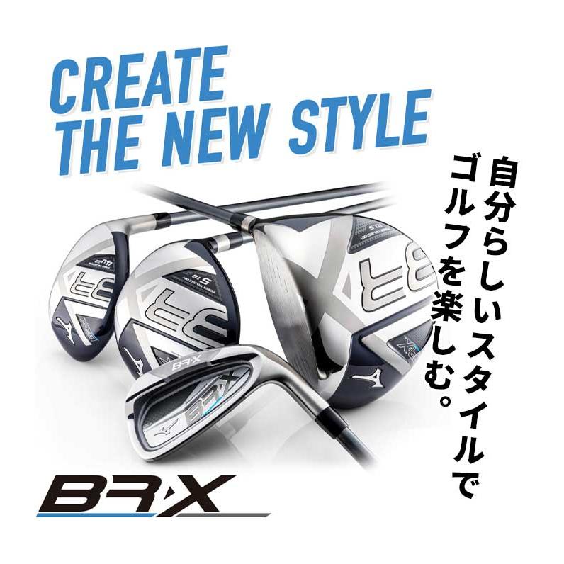 ミズノ ゴルフ BR-X アイアン セット #6~PW GW SW 3D重心設計 吹け上がらない 高弾道設計 抜けの良さ Vソール デザイン やさしい S SR R MIZUNO｜golfpartner-annex｜02