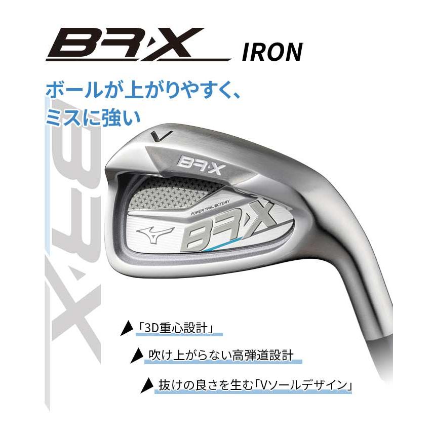 MIZUNO ミズノ ゴルフ BR-X アイアン セット #6~PW GW SW 3D重心 MIZUNO ミズノ ゴルフ BR-X アイアン セット #6~PW GW SW 3D重心