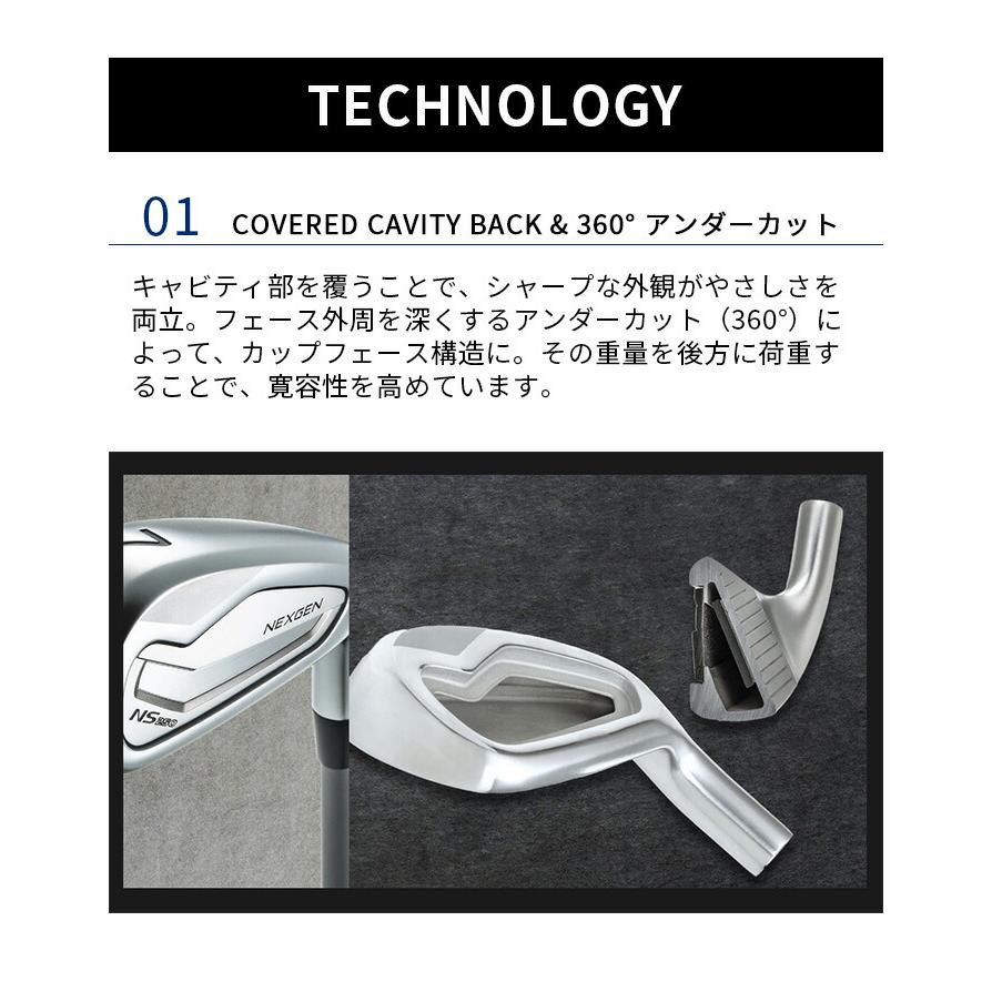 ネクスジェン NEXGEN NS250 単品 アイアン ウェッジ 5I 6I GW NS PRO