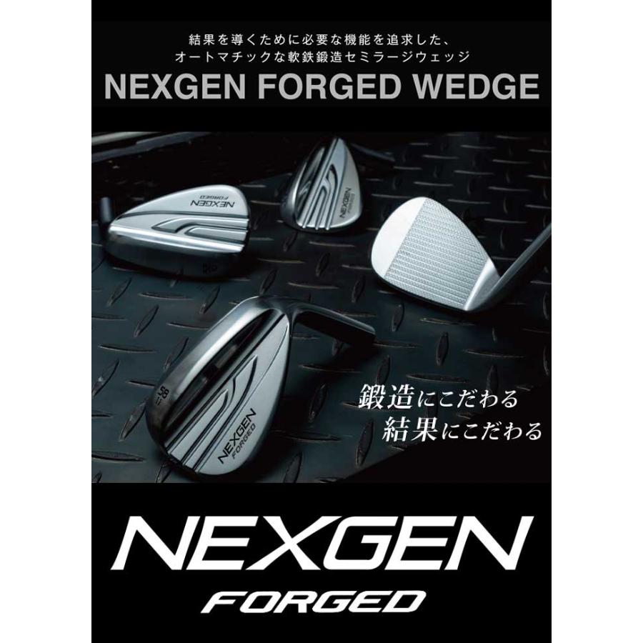 NEXGEN ゴルフ NEXGEN FORGED WEDGE ネクスジェンフォージド ウェッジ やさしい 機能 アマチュア ゴルファー 軟鉄鍛造 セミラージ ネクスジェン GOLFPARTNER｜golfpartner-annex｜02