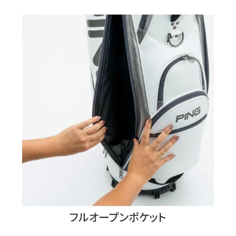 ピン ゴルフ CB-U2502 38298 ソフトPU キャディバッグ 9.5型 26