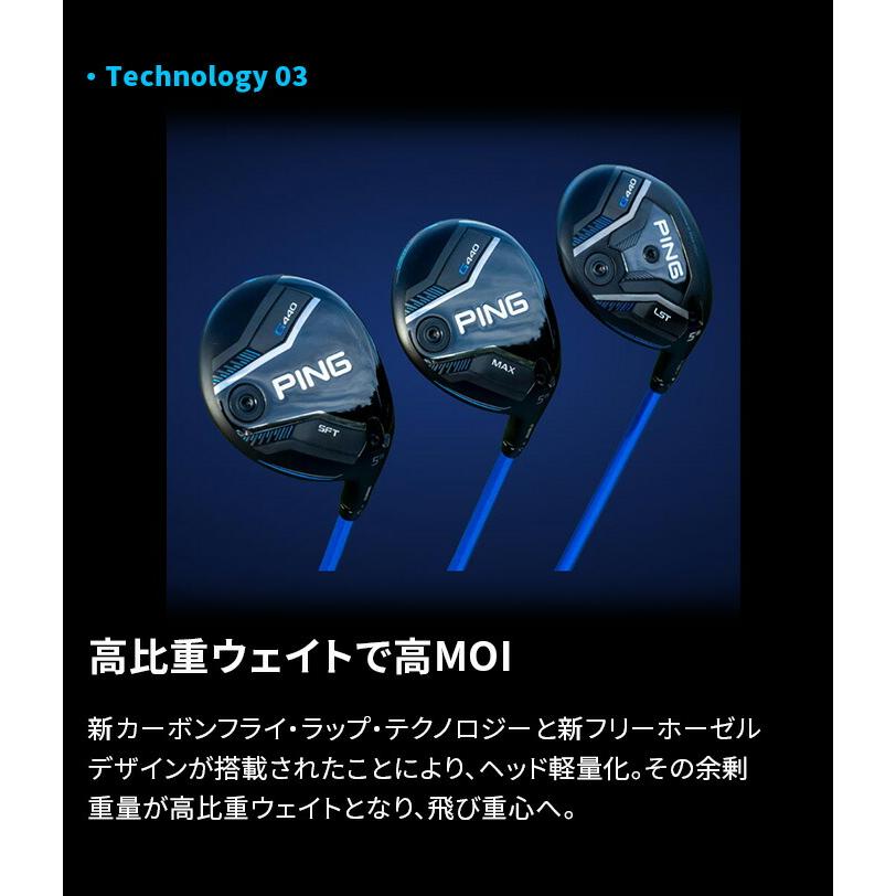 ピン PING G440 MAX フェアウェイウッド 3W 5W ALTA J CB BLUE / TOUR