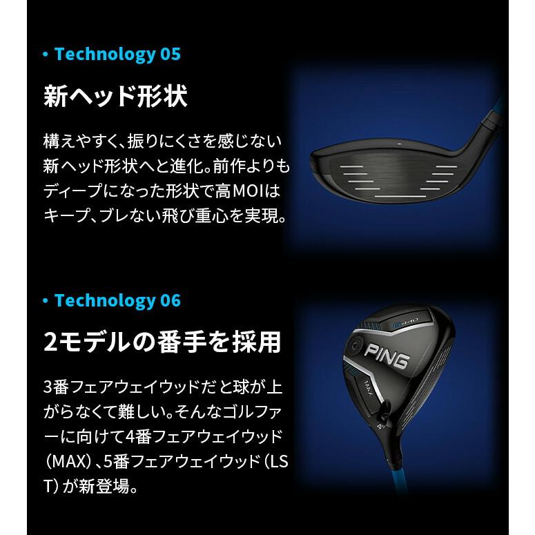 ピン PING G440 MAX フェアウェイウッド 3W 5W ALTA J CB BLUE / TOUR