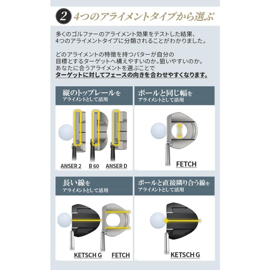 PING ピン PUTTER パター ANSER2 ANSERD B60 FETCH KETSCHG 2024 33