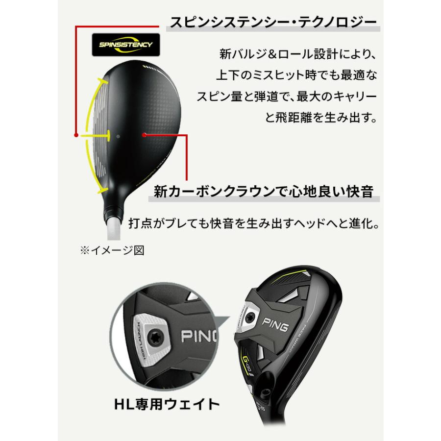 PING（ピン） ゴルフ G430 HL ユーティリティ U4 U5 SPEEDER NX 35 45