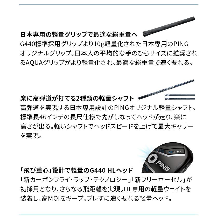 G440 PING ピン ユーティリティ HL ハイブリッド U4 U5