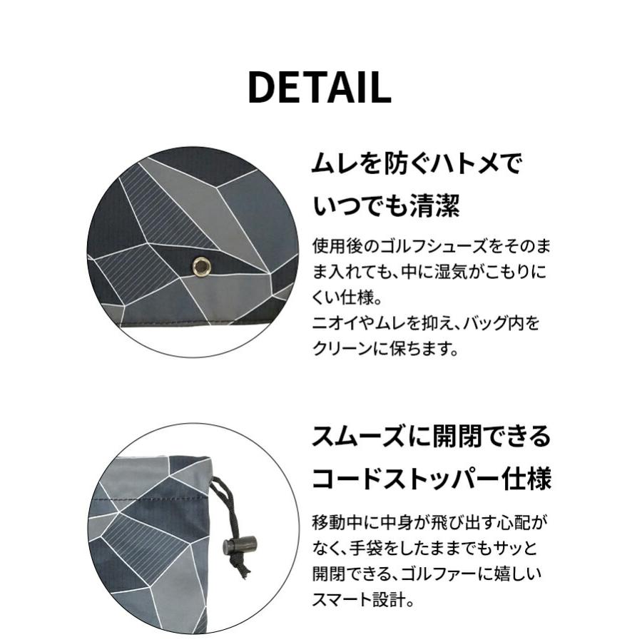 リビエラ RSC-2601 シューズケース巾着タイプ ブラック ネイビー