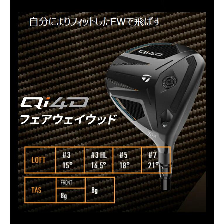 TaylorMade（テーラーメイド） ゴルフ Qi4D フェアウェイウッド メンズ