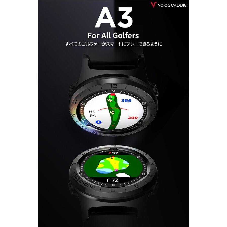 VOICE CADDIE｜ボイスキャディー 腕時計型 GPS 距離測定器 ボイスキャディ Voicecaddie A3｜golfpartner-annex｜03