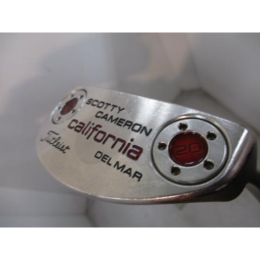 スコッティキャメロン クラブ メンズ タイトリスト パター カリフォルニア パター デルマー Cameron パター 34インチ Del Titleist 中古 California ゴルフパートナー店 Scotty Mar 12 Cランク 税込 送料無料
