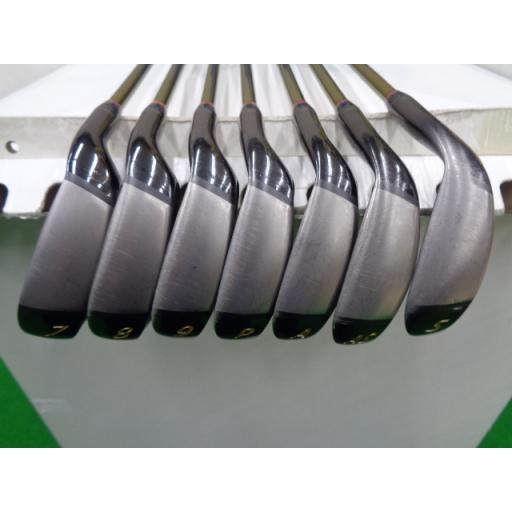 日本製 ツルヤ ゴルフクラブ アイアン アクセルゴールド TSURUYA 中古品 ツルヤ アクセル アイアンセット Gold Premium III AXEL 7S