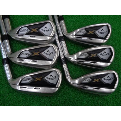 キャロウェイ Xホット アイアンセット X HOT  6S フレックスR 中古 Cランク｜golfpartner｜02