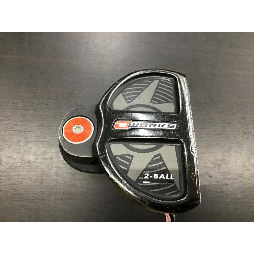 オデッセイ O-WORKS パター 2-BALL 34インチ カバー付き