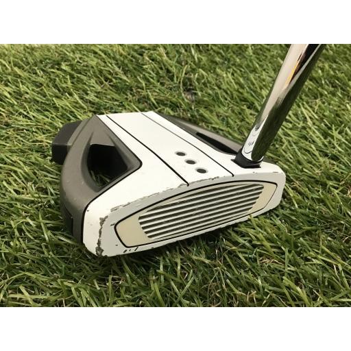 スパイダー EX プラチナム/ホワイト パター 34インチ シングルベンド