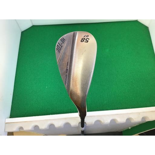 テーラーメイド ミルドグラインド HI-TOE 58/07ウェッジ TaylorMade（テーラーメイド） Taylor Made MILLED GRIND HI-TOE(2022