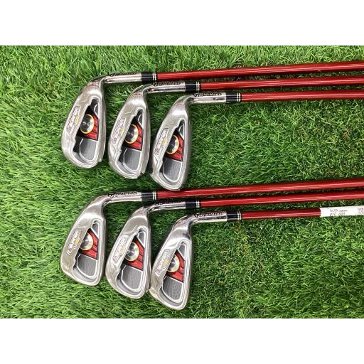 チ13☆希少左利き用 テーラーメイド BURNER XD 7本アイアンセット R