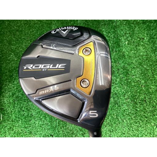 【極美品】キャロウェイ ローグST MAX-D 5W フェアウェイウッド　硬R キャロウェイ ROGUE（ローグ）ST MAX D フェアウェイウッドの