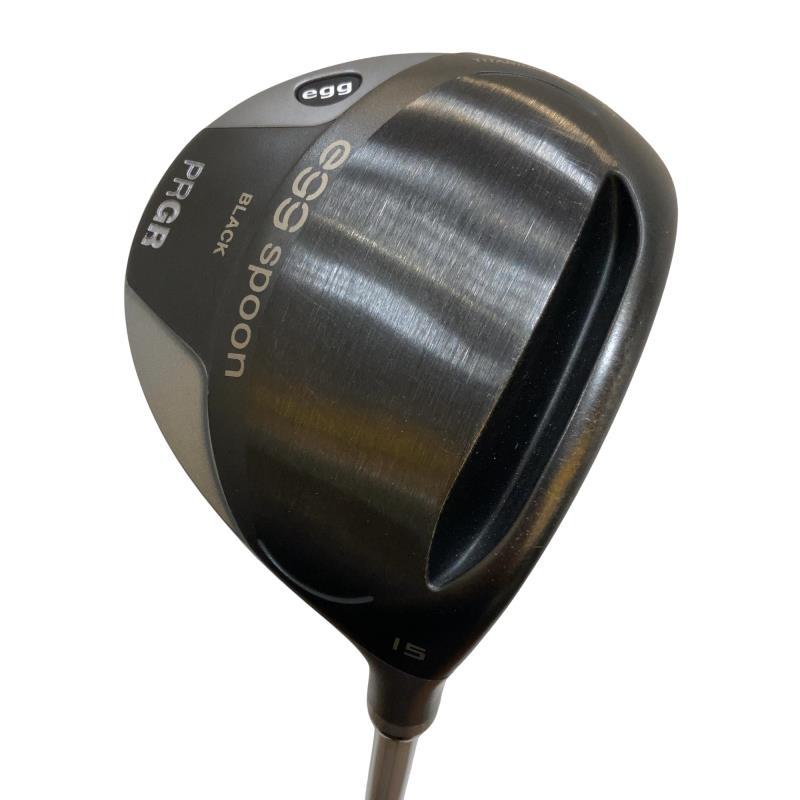 【美品】PRGR egg spoon ブラック 15度S PRGR（プロギア） egg spoon BLACK 15° フェアウェイウッド FW