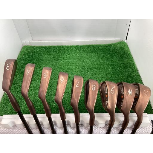 PING ZING　ベリリウムカッパー　アイアンセット　9本　スチール／ピン PING ZING ベリリウムカッパー アイアンセット 9本 スチール／ピン