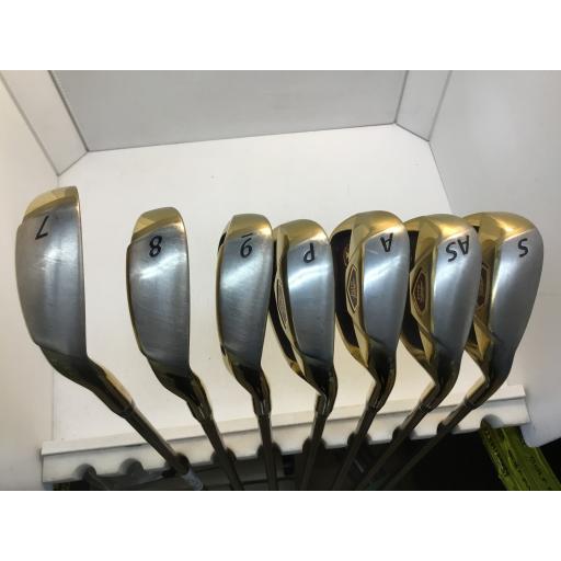 ツルヤ　アクセルゴールド　アイアン　10本セット　中古 ツルヤ アクセル ゴールド アイアンセット AXEL Gold Premium II 7S