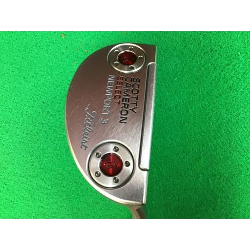 スコッティキャメロン セレクト NEWPORT3 タイトリスト★34インチ 右利き ゴルフ パター カバー付き Titleist（タイトリスト） SCOTTY CAMERON select NEWPORT 3(2016) 34
