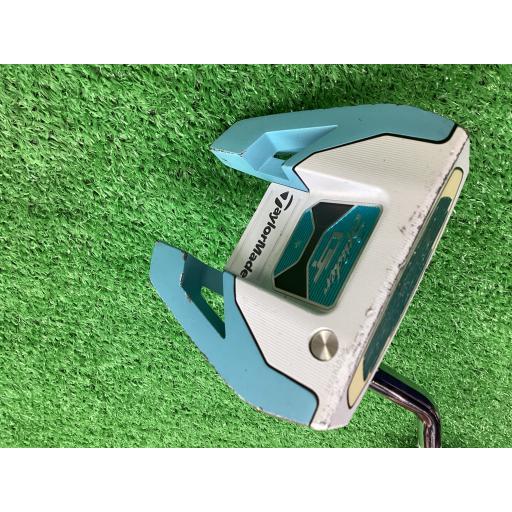 TaylorMade 美品 Ｓｐｉｄｅｒ ＧＴ 32インチ　レディース テーラー TaylorMade（テーラーメイド） Spider GT LIGHT BLUE シングルベンド