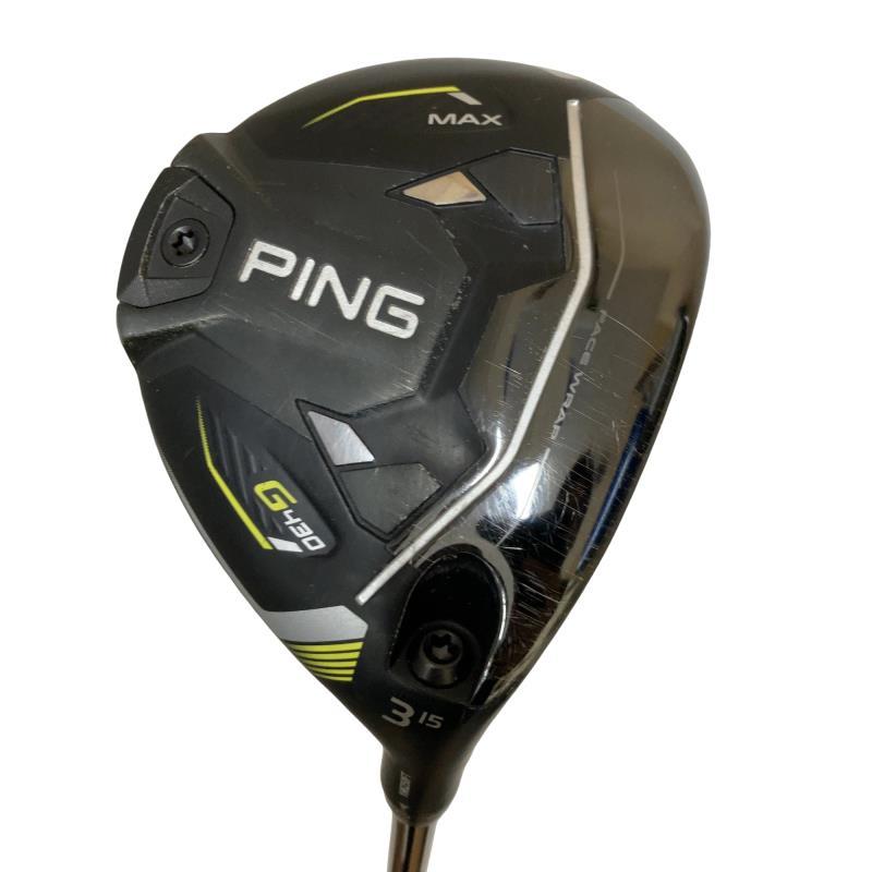 【美品】Ping G430 max FW 3W NXブラック 50-S PING（ピン） G430 MAX 3W フェアウェイウッド FW フレックスS
