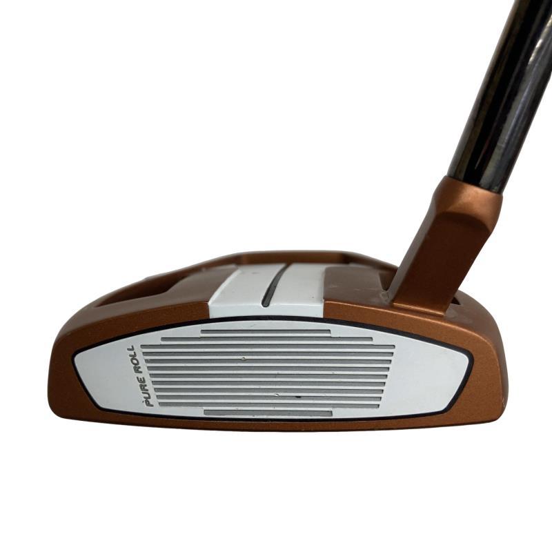 Ｓｐｉｄｅｒ　Ｘ　ＣＯＰＰＥＲ／ＷＨＩＴＥ　シングルベンド　３４インチ TaylorMade Spider X Copper/White Putter Single Bend - Carl's Golfland