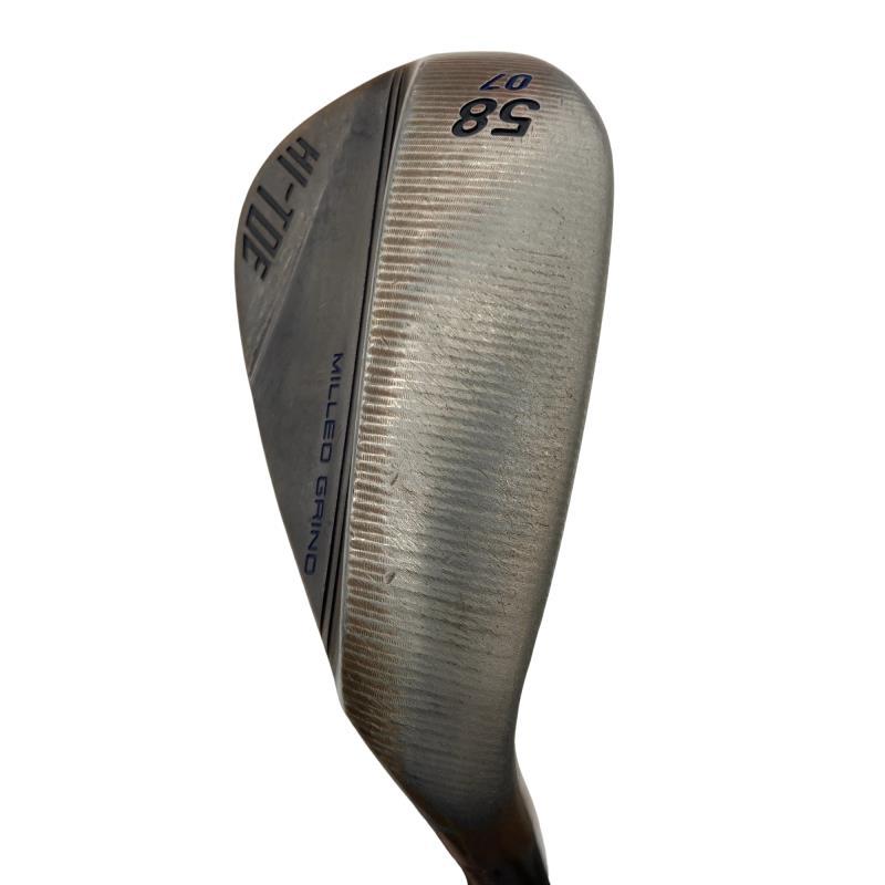 テーラーメイド ミルドグラインド HI-TOE 58/07ウェッジ TaylorMade（テーラーメイド） Taylor Made MILLED GRIND HI-TOE(2022