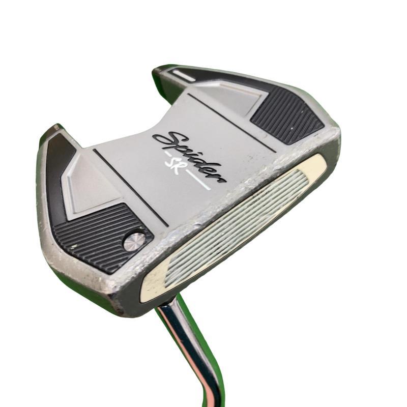 TaylorMade - 【新品】テーラーメイド スパイダー SR パター プラチナム 34インチ TaylorMade（テーラーメイド） Spider SR PLATINUM/WHITE シングル